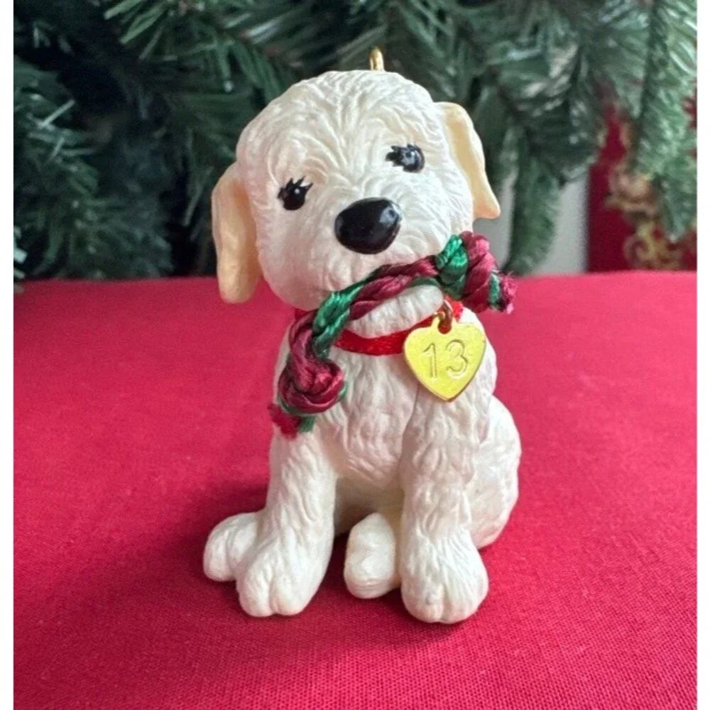 Hallmark Puppy Love 2013 #23 Labradoodle Goldendoodle Dog Ornament QX9065
